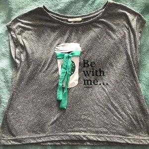 Subdued “Be With Me” crop top